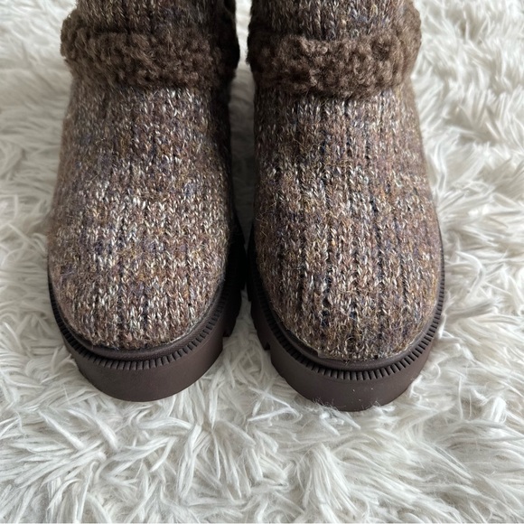 Circus NY By Sam Edelman Clare Faux Fur Lined Bootie Brown New In Box Size 8 - Picture 4 of 10